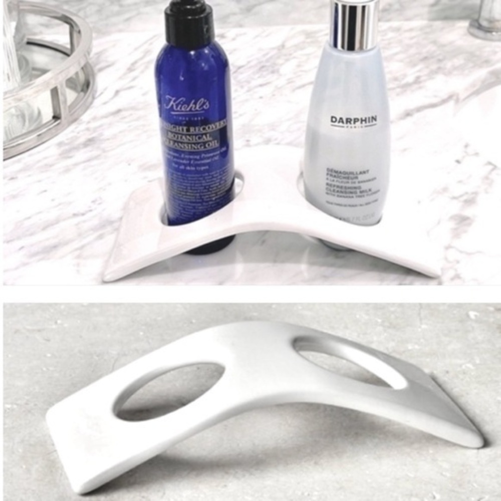 NEW! Ceramic Bottle Arch! Modern Soap - Lotion Holder!